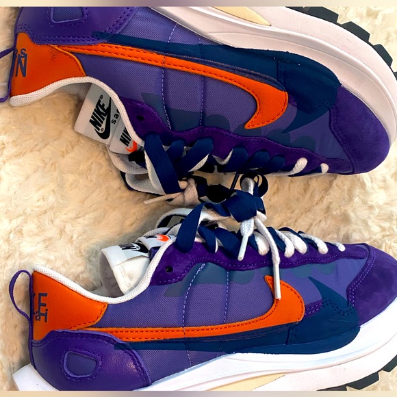 💜❤️ NIKE X SACAI VAPORWAFFLE - DK IRIS - MENS 6 WMNS 7.5 worn once! ❤️💜 - Picture 8 of 12